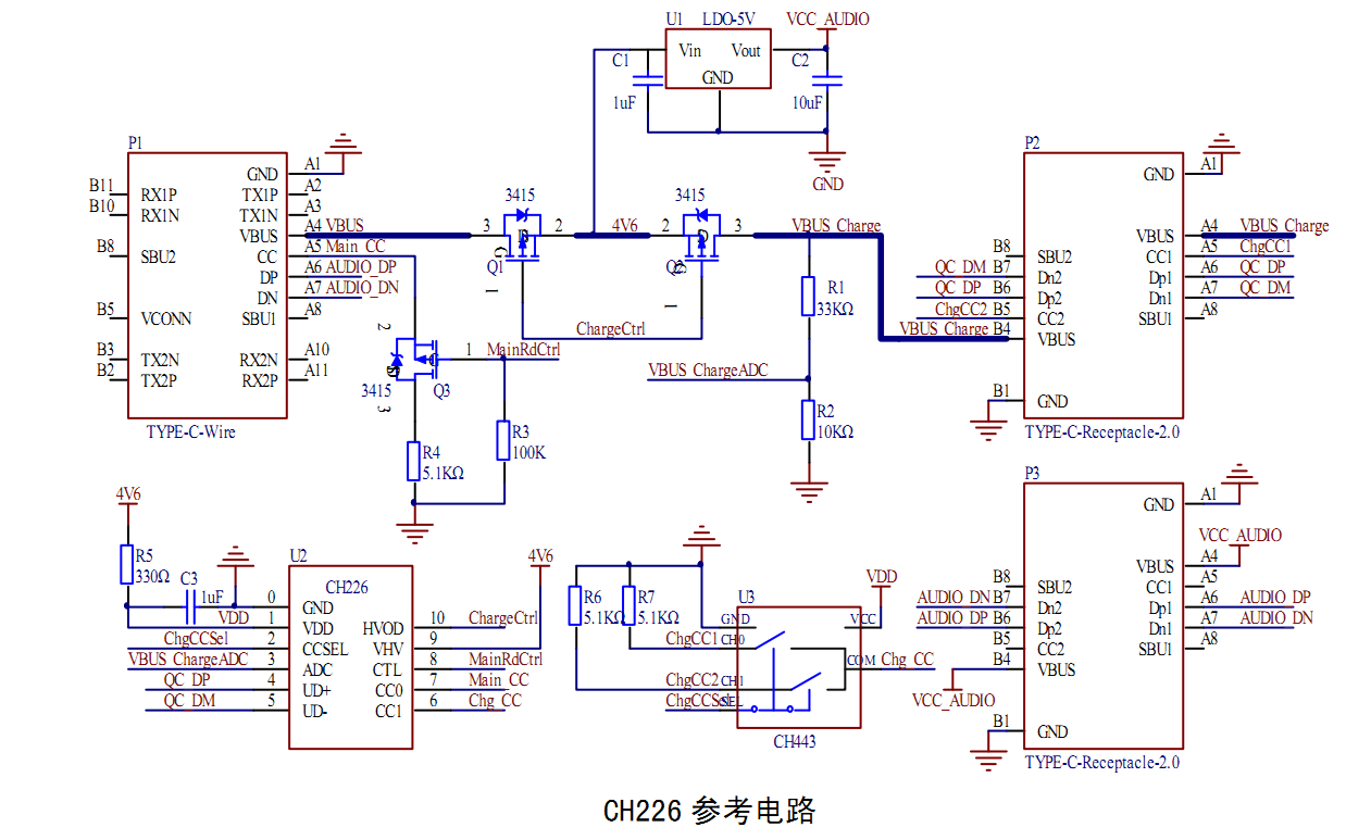 CH226参考电路的一些疑问 - 沁恒微电子社区