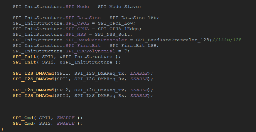 CH32V203C8T6使用SPI2的DMA传输出现问题 - 沁恒微电子社区